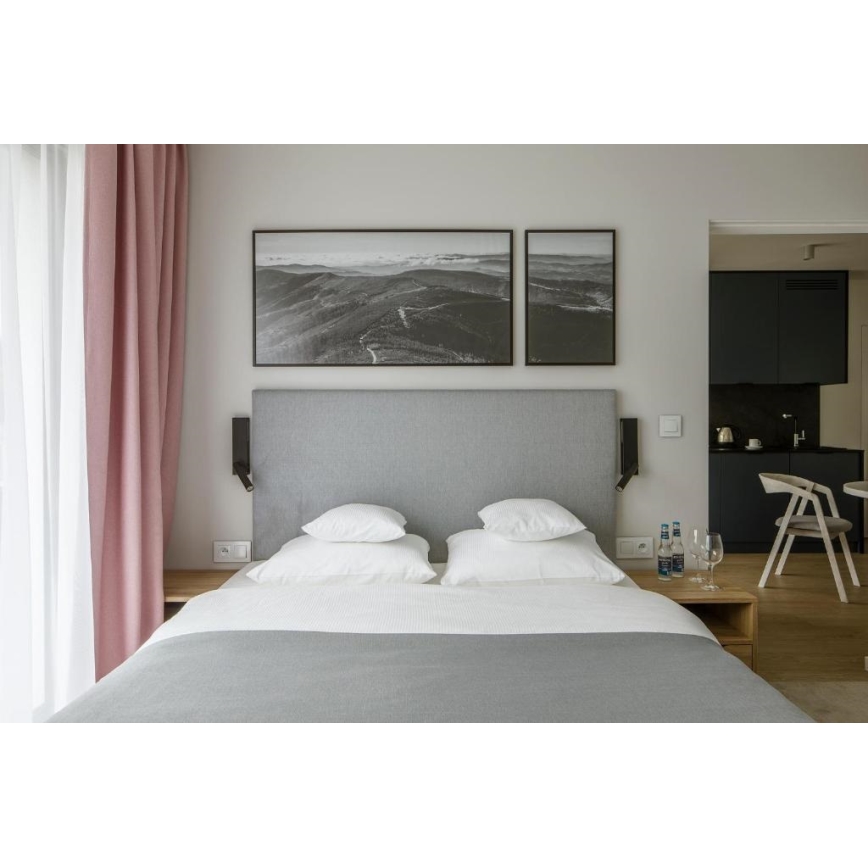 Argon 8065 - Zidna reflektorska lampa ETNA 1xG9/6W/230V crno