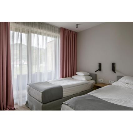 Argon 8065 - Zidna reflektorska lampa ETNA 1xG9/6W/230V crno