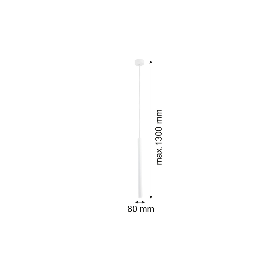 Argon 8066 - Luster na sajli ETNA 1xG9/6W/230V beli