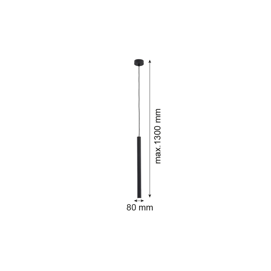Argon 8067 - Luster na sajli ETNA 1xG9/6W/230V crno