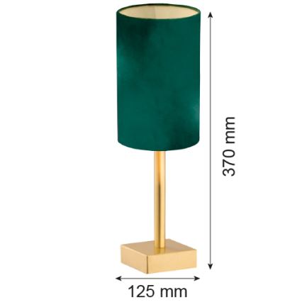 Argon 8108 - Stona lampa ABRUZZO 1xE14/7W/230V mesing/zelena