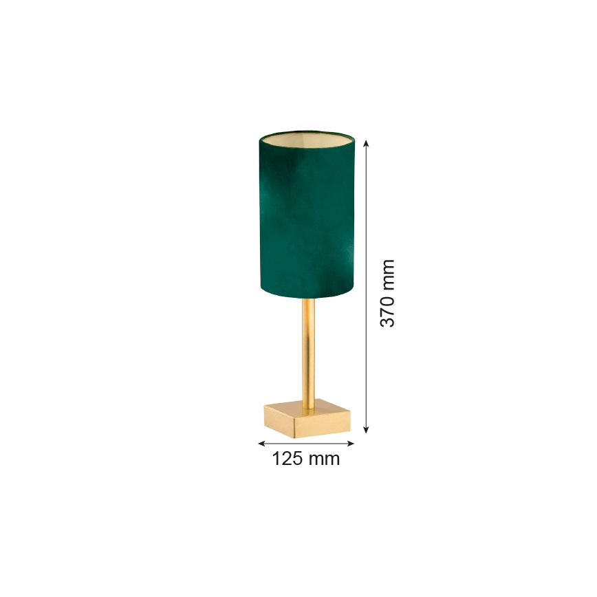 Argon 8108 - Stona lampa ABRUZZO 1xE14/7W/230V mesing/zelena