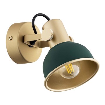 Argon 8247 - Reflektorska lampa LENORA 1xE14/7W/230V zlatna/zelena