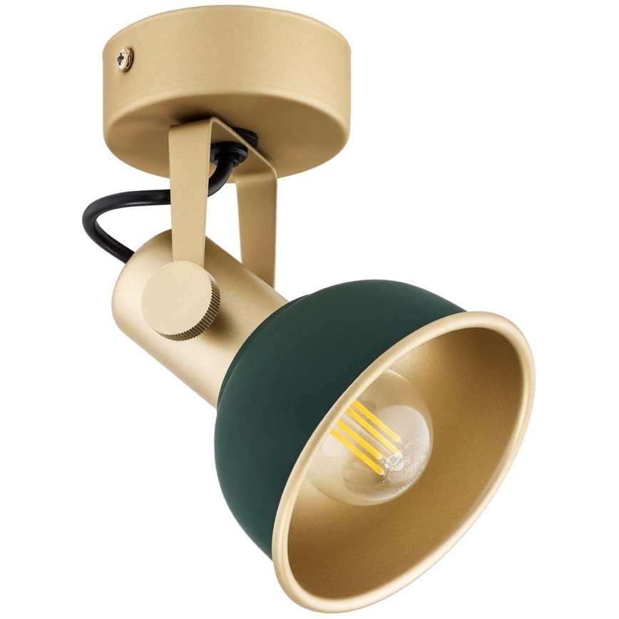 Argon 8247 - Reflektorska lampa LENORA 1xE14/7W/230V zlatna/zelena