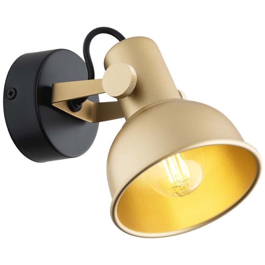 Argon 8248 - Reflektorska lampa LENORA 1xE14/7W/230V zlatna/crno