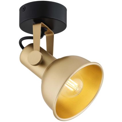 Argon 8248 - Reflektorska lampa LENORA 1xE14/7W/230V zlatna/crno