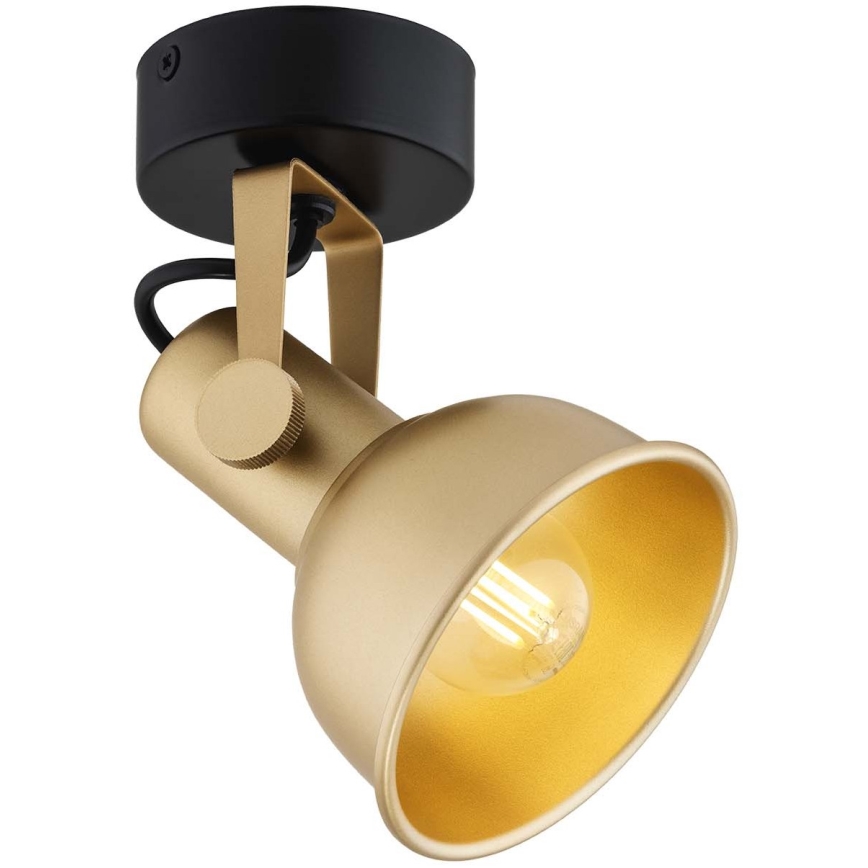 Argon 8248 - Reflektorska lampa LENORA 1xE14/7W/230V zlatna/crno