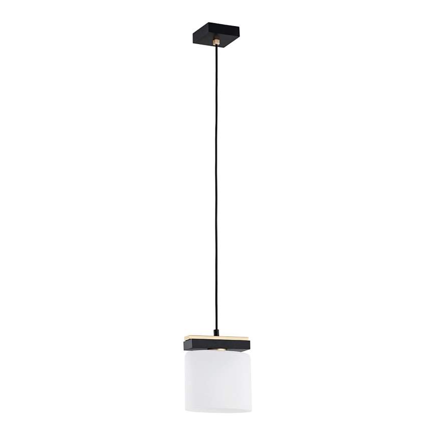 Argon 8276 - Luster na sajli CANOA 1xE27/15W/230V crno