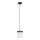Argon 8276 - Luster na sajli CANOA 1xE27/15W/230V crno