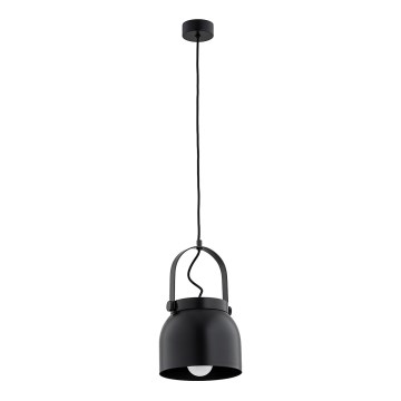 Argon 8281 - Luster na sajli LOGAN 1xE27/15W/230V pr. 20 cm crno