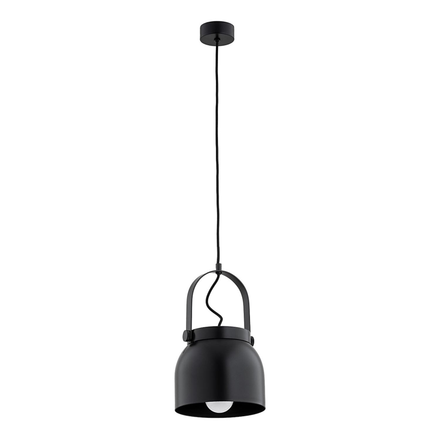 Argon 8281 - Luster na sajli LOGAN 1xE27/15W/230V pr. 20 cm crno