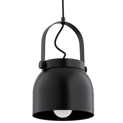Argon 8281 - Luster na sajli LOGAN 1xE27/15W/230V pr. 20 cm crno