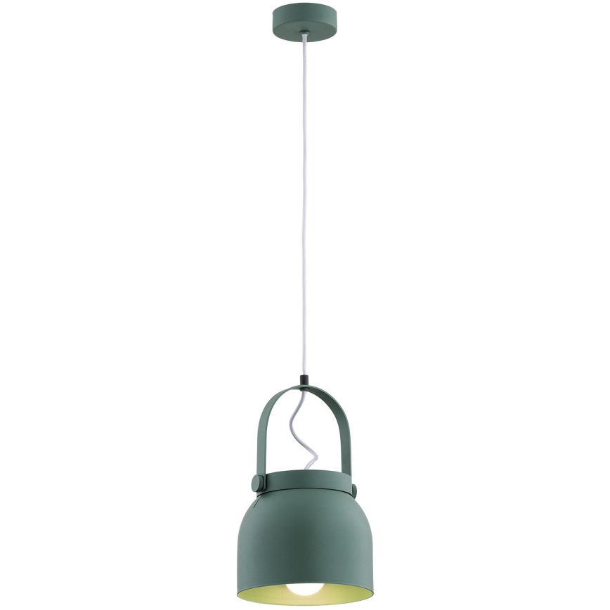 Argon 8283 - Luster na sajli LOGAN 1xE27/15W/230V pr. 20 cm zelena
