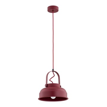 Argon 8286 - Luster na sajli DAKOTA 1xE27/15W/230V crveno