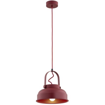 Argon 8286 - Luster na sajli DAKOTA 1xE27/15W/230V crveno