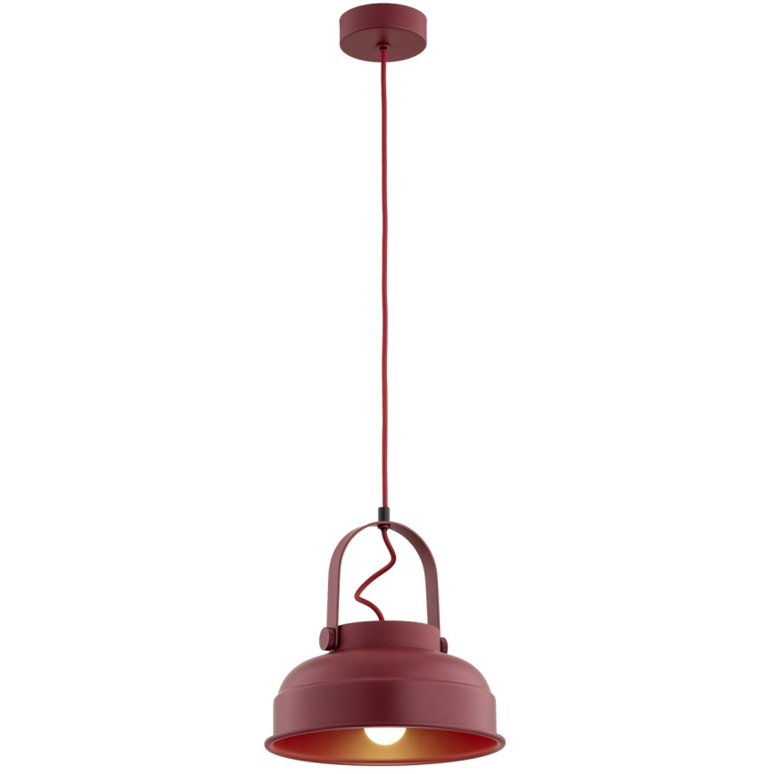 Argon 8286 - Luster na sajli DAKOTA 1xE27/15W/230V crveno