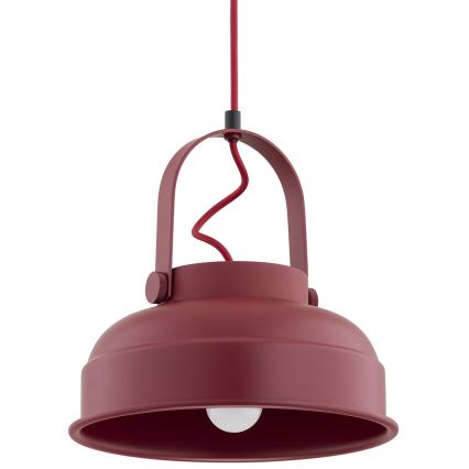 Argon 8286 - Luster na sajli DAKOTA 1xE27/15W/230V crveno