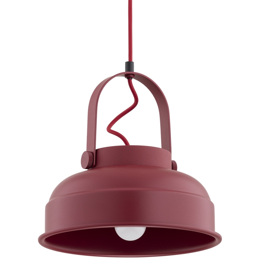 Argon 8286 - Luster na sajli DAKOTA 1xE27/15W/230V crveno