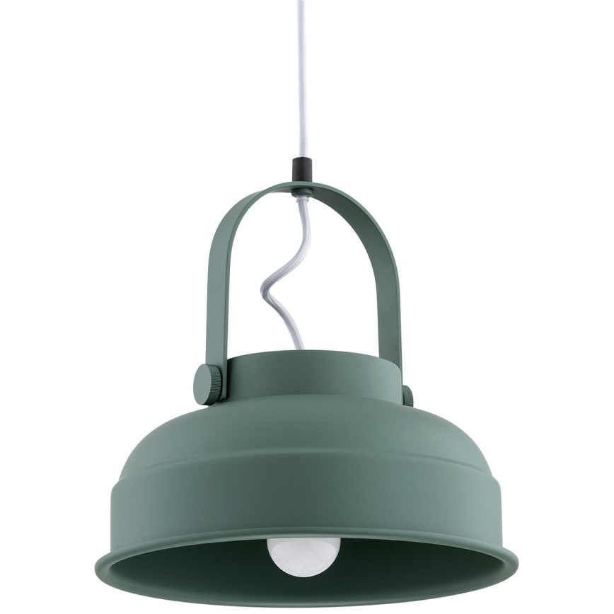 Argon 8287 - Luster na sajli DAKOTA 1xE27/15W/230V zelena