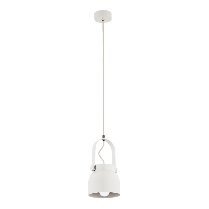 Argon 8290 - Luster na sajli LOGAN 1xE27/15W/230V pr. 14 cm beli