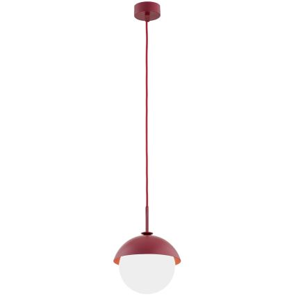 Argon 8296 - Luster na sajli CAPPELLO 1xE27/15W/230V crveno