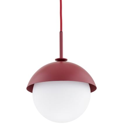 Argon 8296 - Luster na sajli CAPPELLO 1xE27/15W/230V crveno