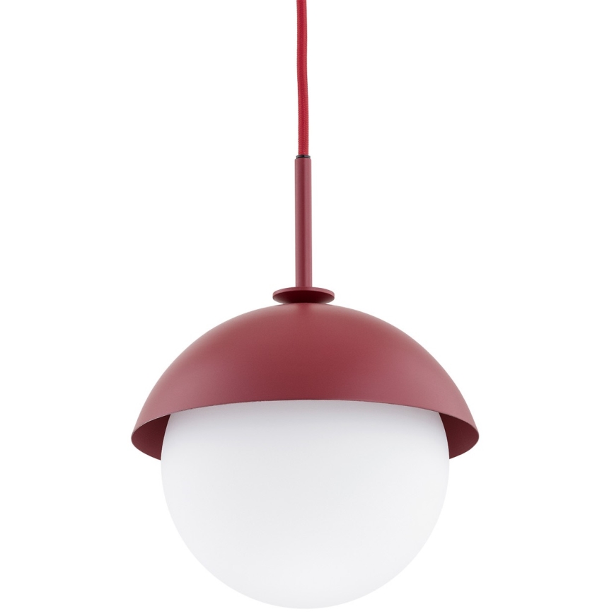 Argon 8296 - Luster na sajli CAPPELLO 1xE27/15W/230V crveno