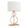 Argon 8310 - Stona lampa PERSEO 1xE27/15W/230V 42 cm kremasta/zlatna