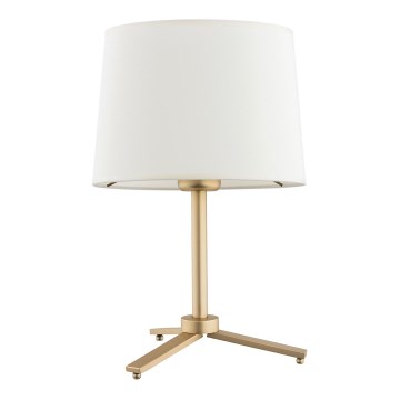Argon 8318 - Stona lampa CAVALINO 1xE27/15W/230V 39 cm kremasta/zlatna