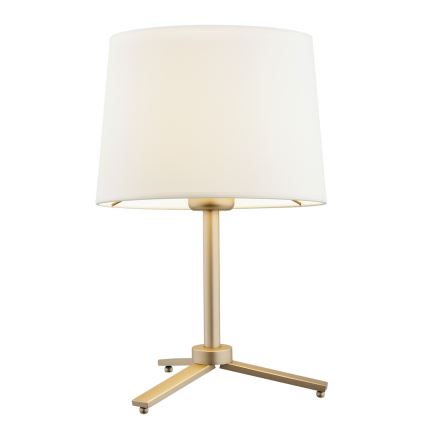 Argon 8318 - Stona lampa CAVALINO 1xE27/15W/230V 39 cm kremasta/zlatna