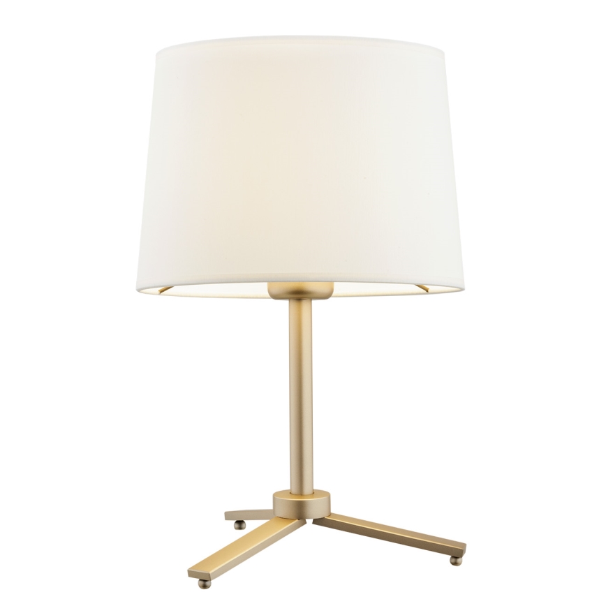 Argon 8318 - Stona lampa CAVALINO 1xE27/15W/230V 39 cm kremasta/zlatna