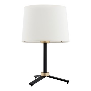 Argon 8319 - Stona lampa CAVALINO 1xE27/15W/230V 39 cm kremasta/crno