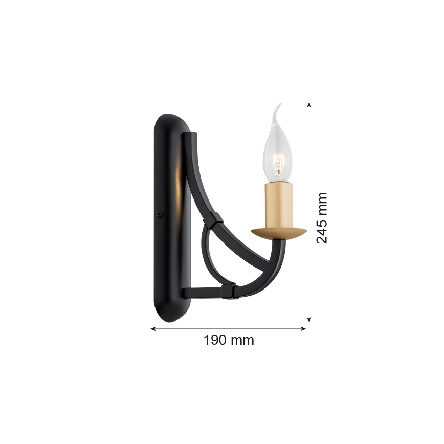Argon 8355 - Zidna lampa LORENZO 1xE14/7W/230V