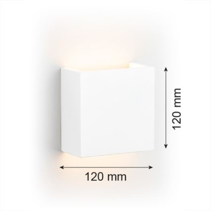 Argon 8358 - LED Zidna lampa GENT LED/3,6W/230V 3000K beli