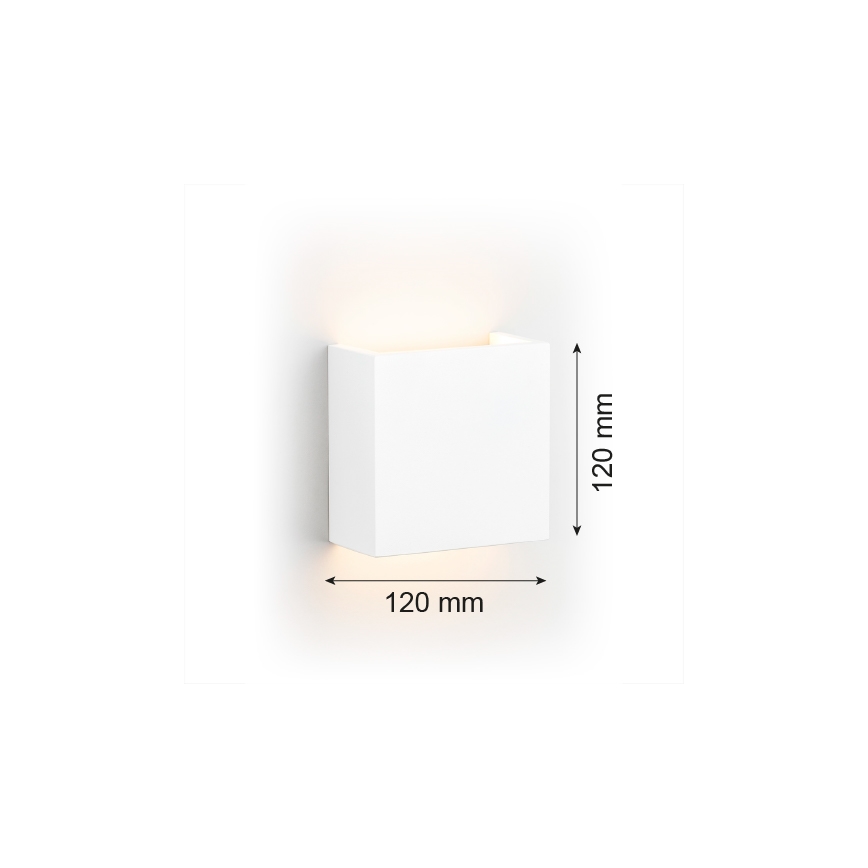 Argon 8358 - LED Zidna lampa GENT LED/3,6W/230V 3000K beli