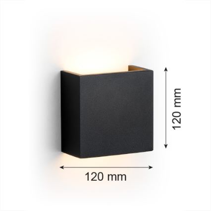 Argon 8359 - LED Zidna lampa GENT LED/3,6W/230V 3000K crno