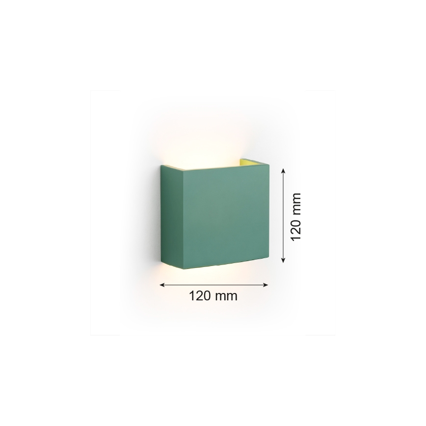 Argon 8362 - LED Zidna lampa GENT LED/3,6W/230V 3000K zelena