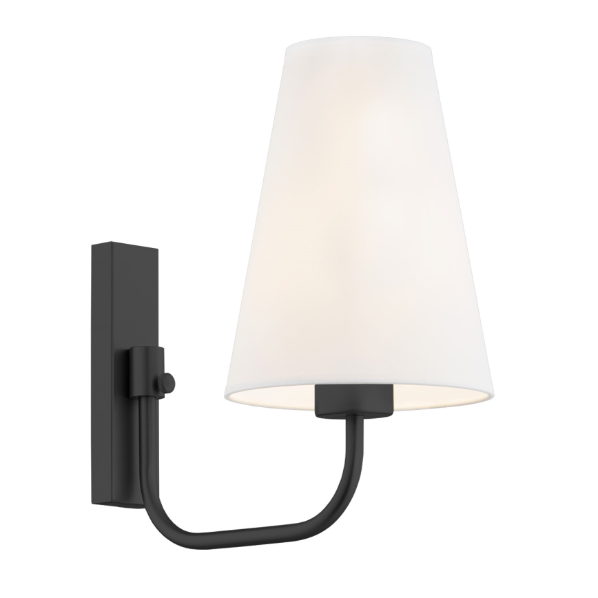 Argon 8376 - Zidna lampa SAFIANO 1xE27/15W/230V crno