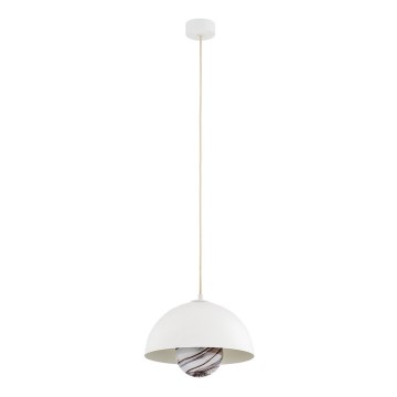 Argon 8443 - Luster na sajli PIAVA 1xE14/7W/230V alabaster beli
