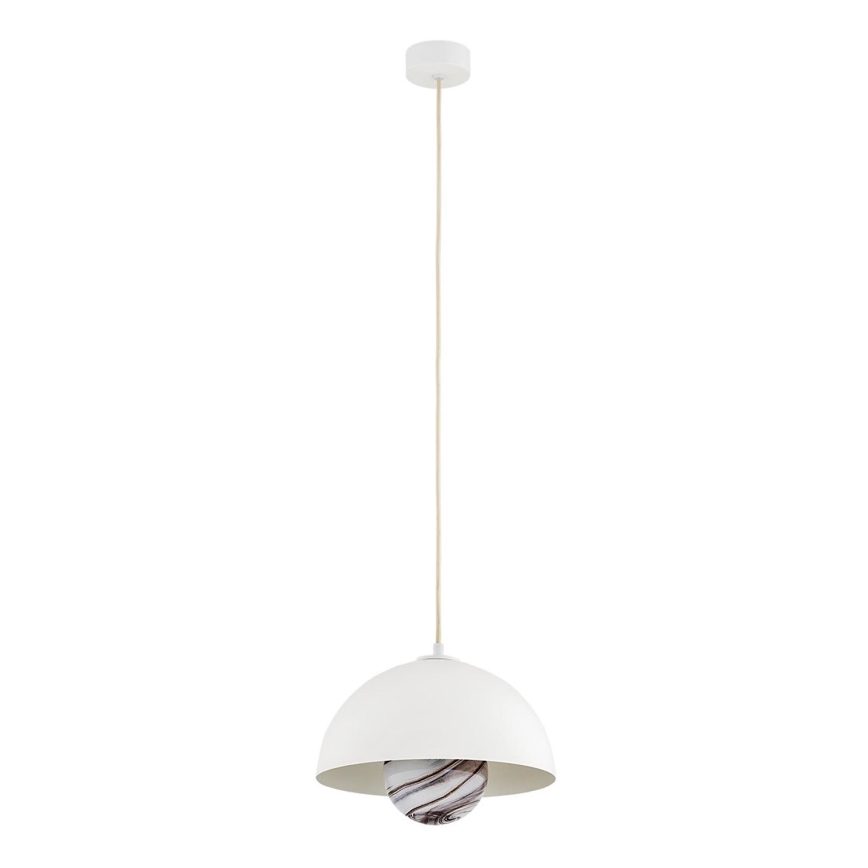 Argon 8443 - Luster na sajli PIAVA 1xE14/7W/230V alabaster beli