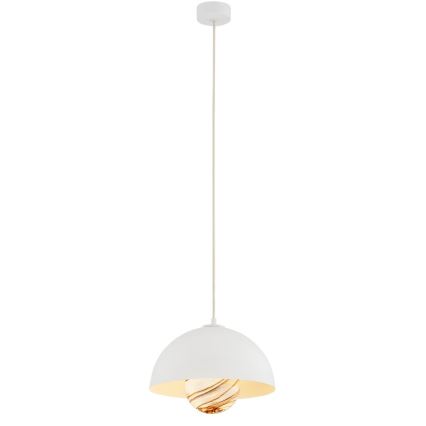 Argon 8443 - Luster na sajli PIAVA 1xE14/7W/230V alabaster beli