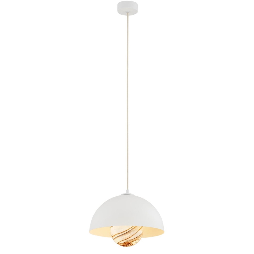 Argon 8443 - Luster na sajli PIAVA 1xE14/7W/230V alabaster beli