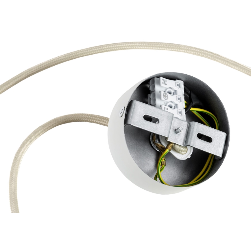 Argon 8443 - Luster na sajli PIAVA 1xE14/7W/230V alabaster beli