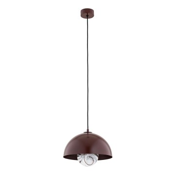 Argon 8444 - Luster na sajli PIAVA 1xE14/7W/230V alabaster braon