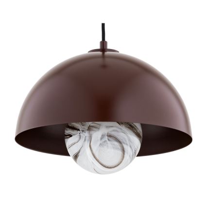 Argon 8444 - Luster na sajli PIAVA 1xE14/7W/230V alabaster braon