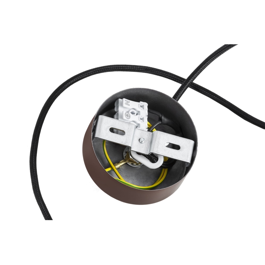 Argon 8444 - Luster na sajli PIAVA 1xE14/7W/230V alabaster braon