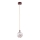 Argon 8452 - Luster na sajli ALMIROS 1xE14/7W/230V pr. 12 cm alabaster braon/zlatna