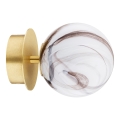 Argon 8453 - Zidna svetiljka FABIO 1xE14/7W/230V alabaster zlatna