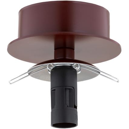 Argon 8455 - Zidna lampa FABIO 1xE14/7W/230V alabaster braon