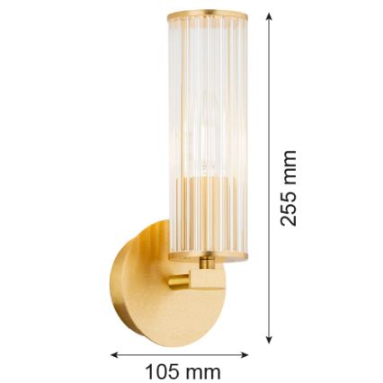 Argon 8497 - Zidna lampa HAMPTON 1xE14/7W/230V zlatna